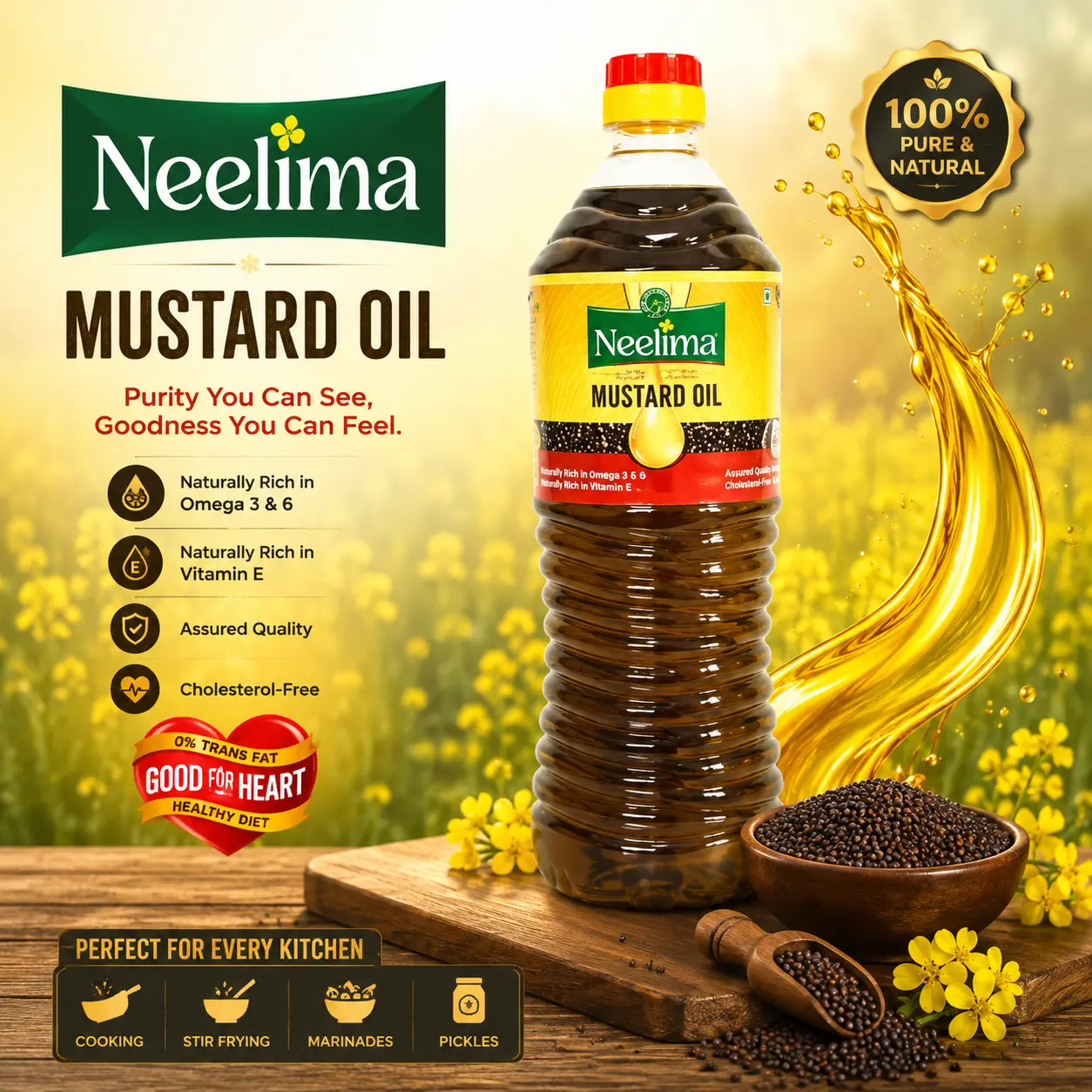 1 litre mustard oil