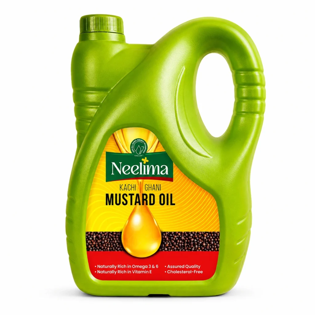 5 litre Kachi Ghani mustard oil